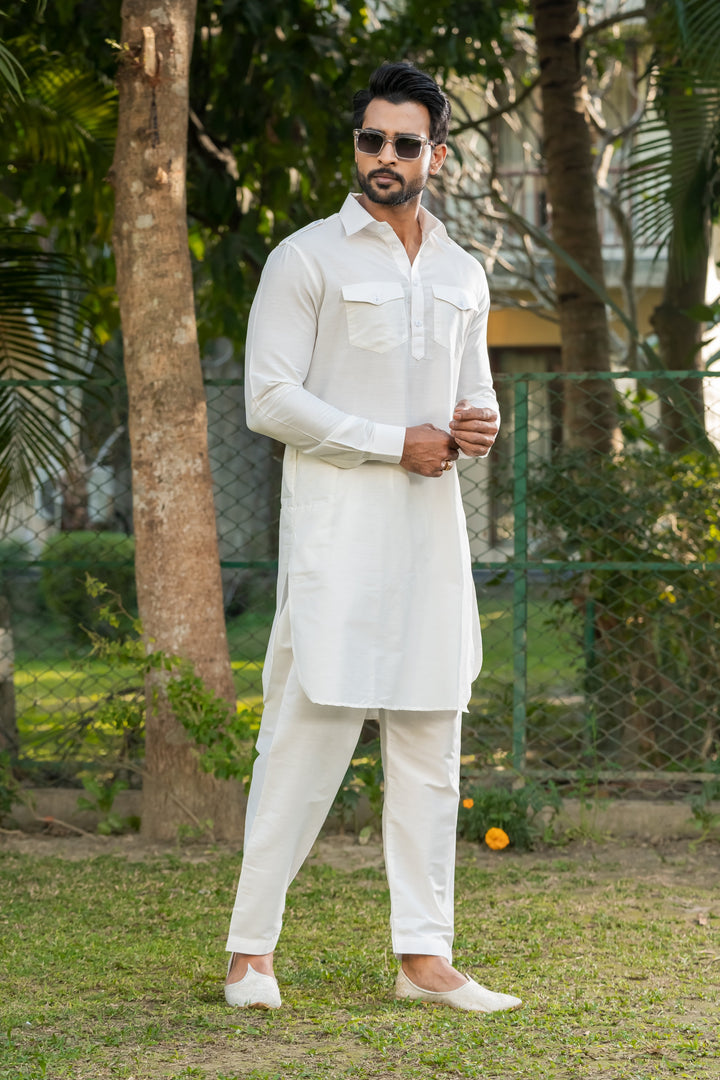 Nirmal Viscose Kurta Pajama Set for Men | SHOBITAM