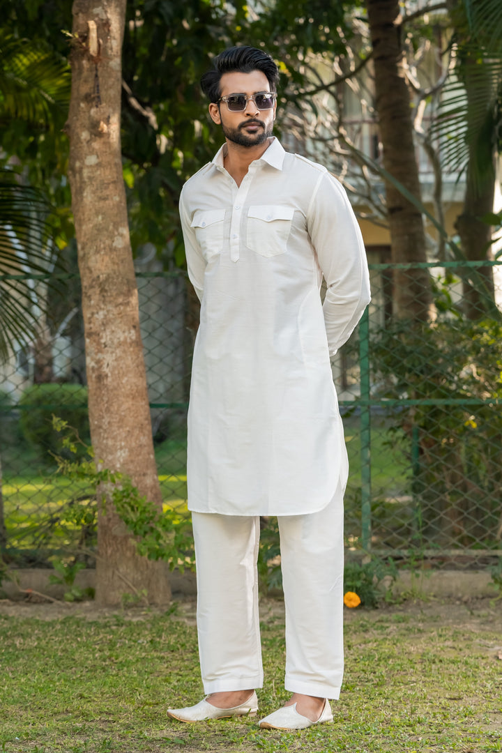 Nirmal Viscose Kurta Pajama Set for Men | SHOBITAM