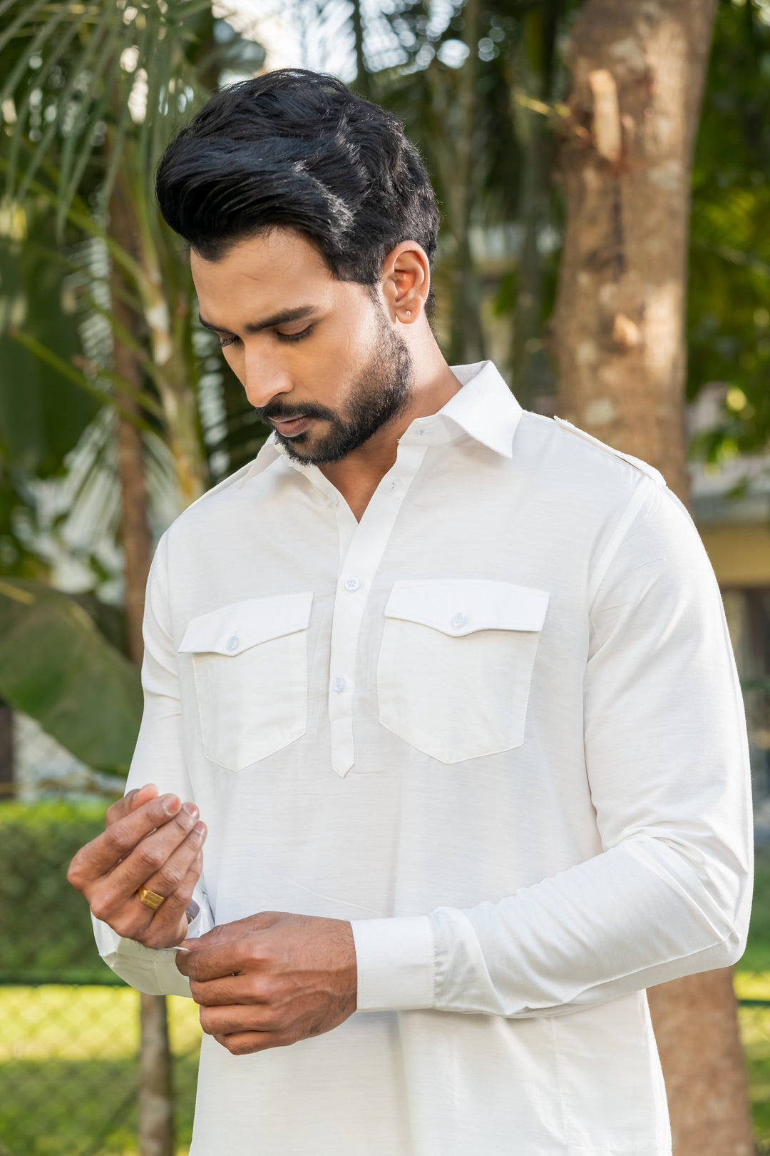 Nirmal Viscose Kurta Pajama Set for Men | SHOBITAM