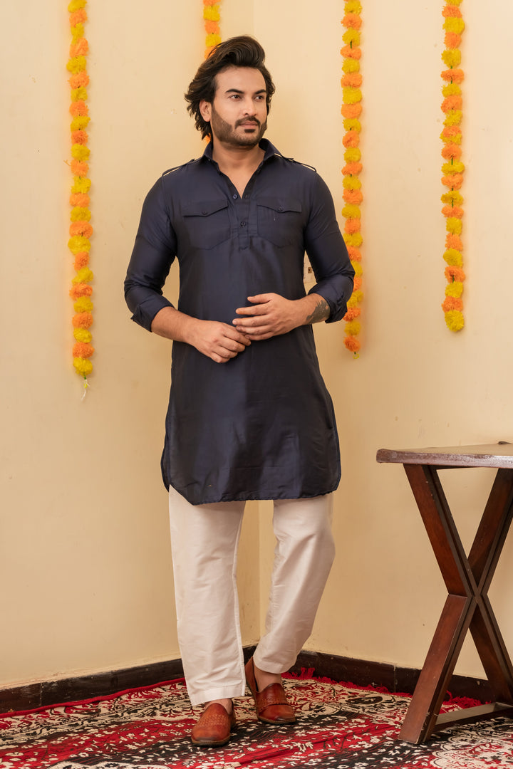 Sikandar Pathani Viscose Set for Men | SHOBITAM
