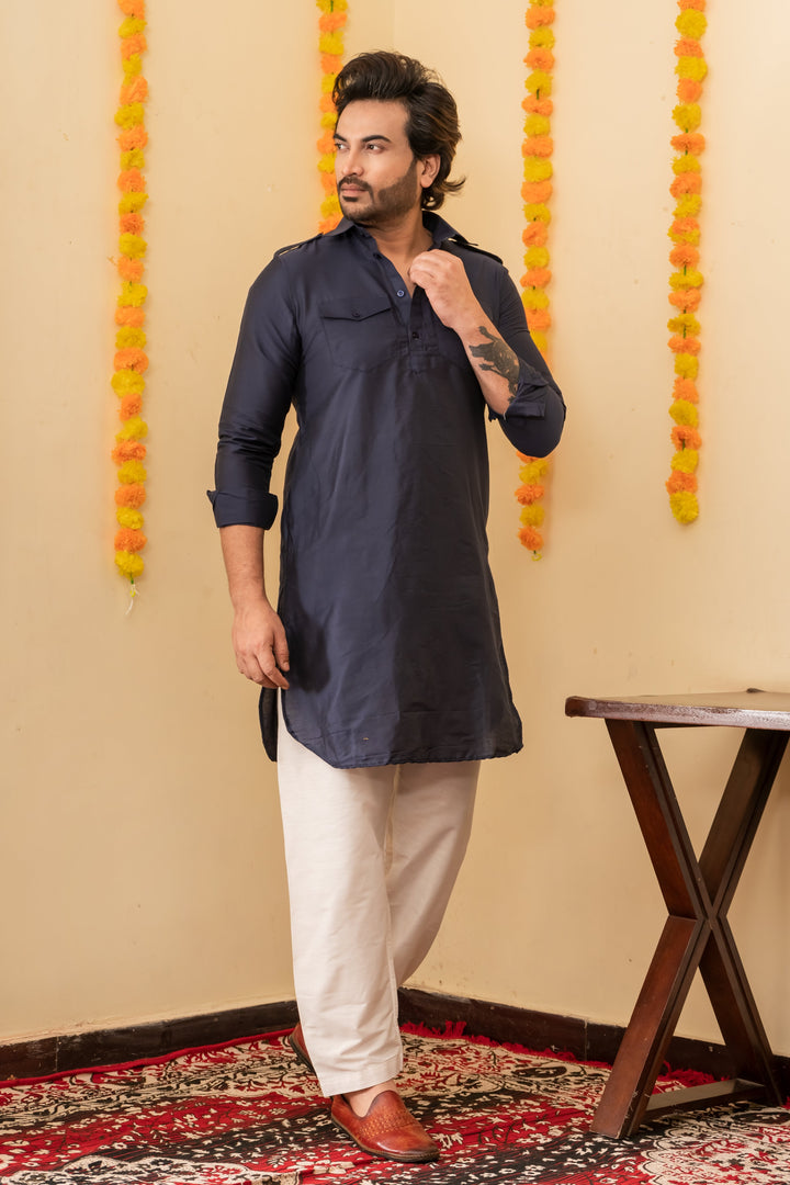Sikandar Pathani Viscose Set for Men | SHOBITAM