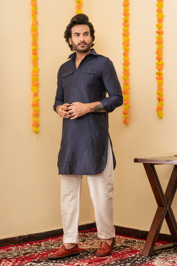 Sikandar Pathani Viscose Set for Men | SHOBITAM
