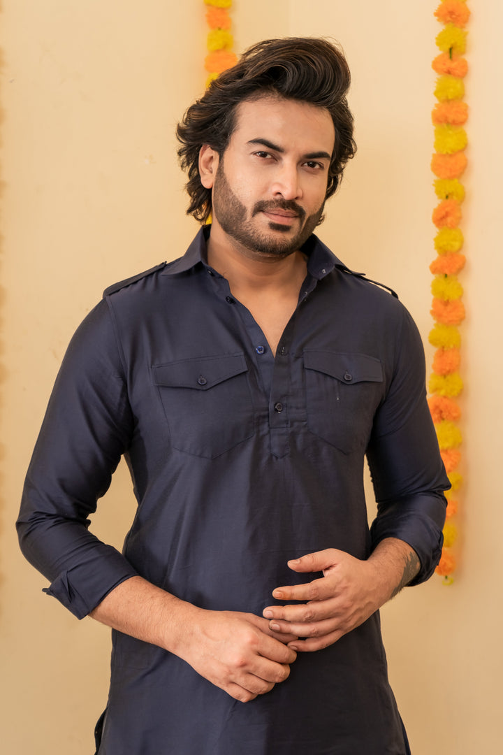 Sikandar Pathani Viscose Set for Men | SHOBITAM