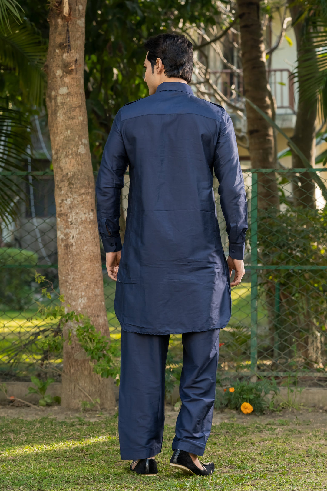 Neel Pathani Viscose Kurta Set for Men | SHOBITAM