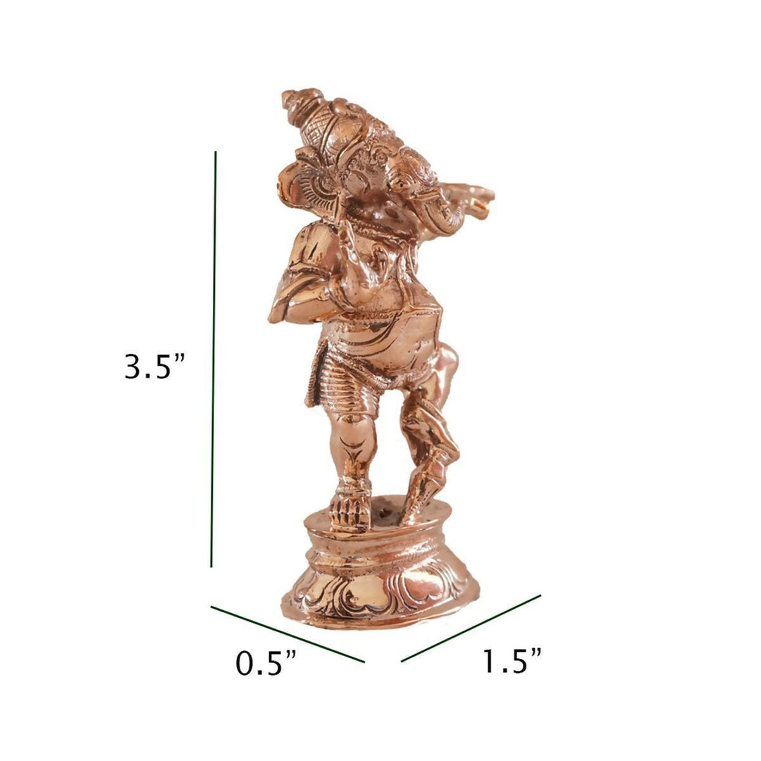 PANCHALOHA DANCING GANESHA IDOL-SHOBITAM