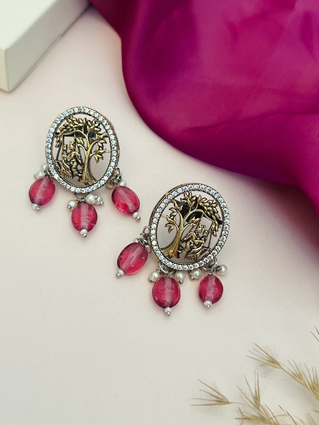 Multi Layer Pearl Mala Set – Festive Ethnic Glam | SHOBITAM