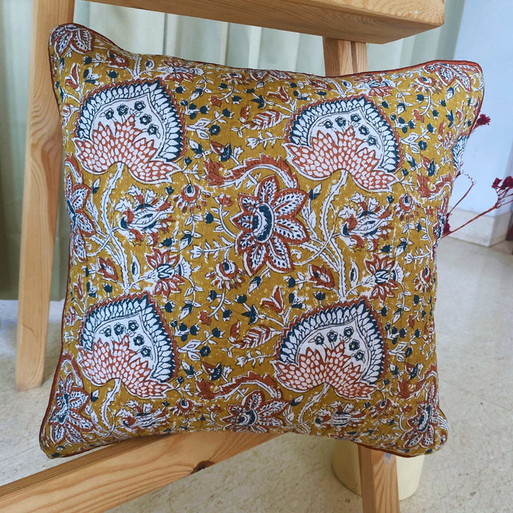 Augusta Quilted Cushion Covers, 16" x 16", Pack of 2 | SHOBITAM