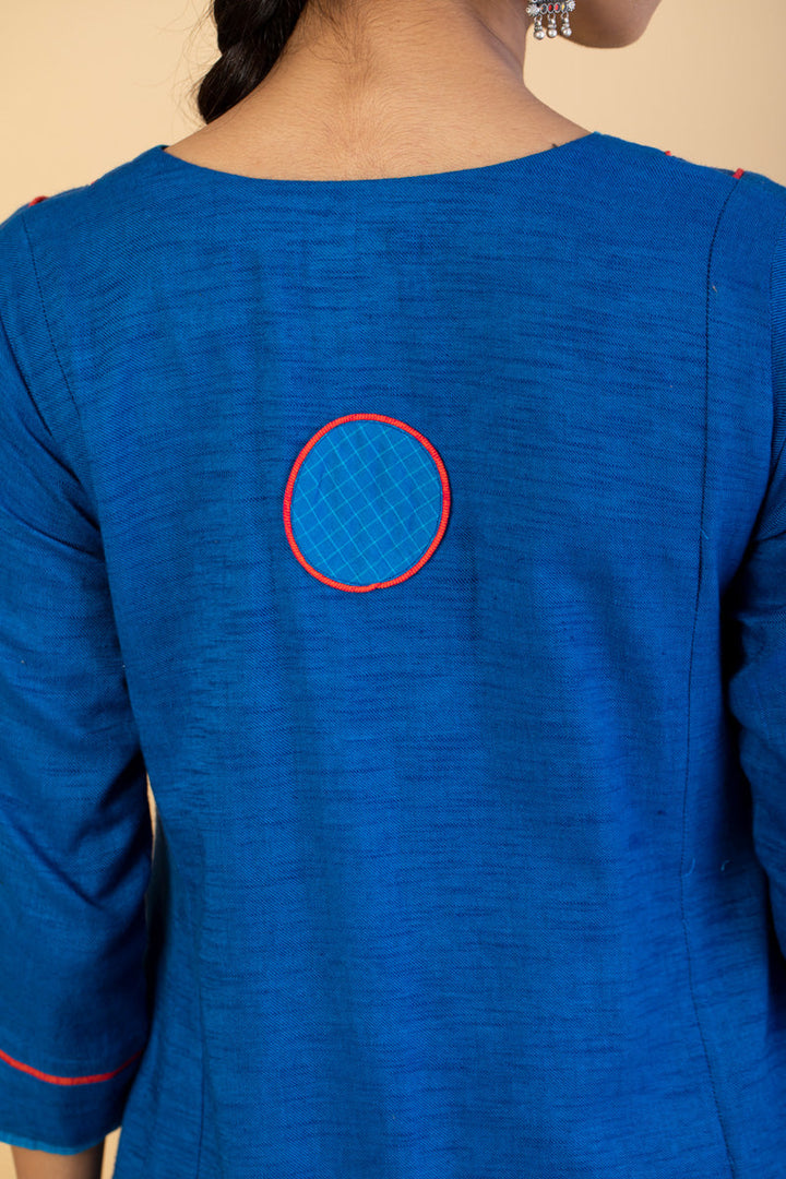 Indigo Soft Cotton Woven Kurta (Set of 3) | SHOBITAM
