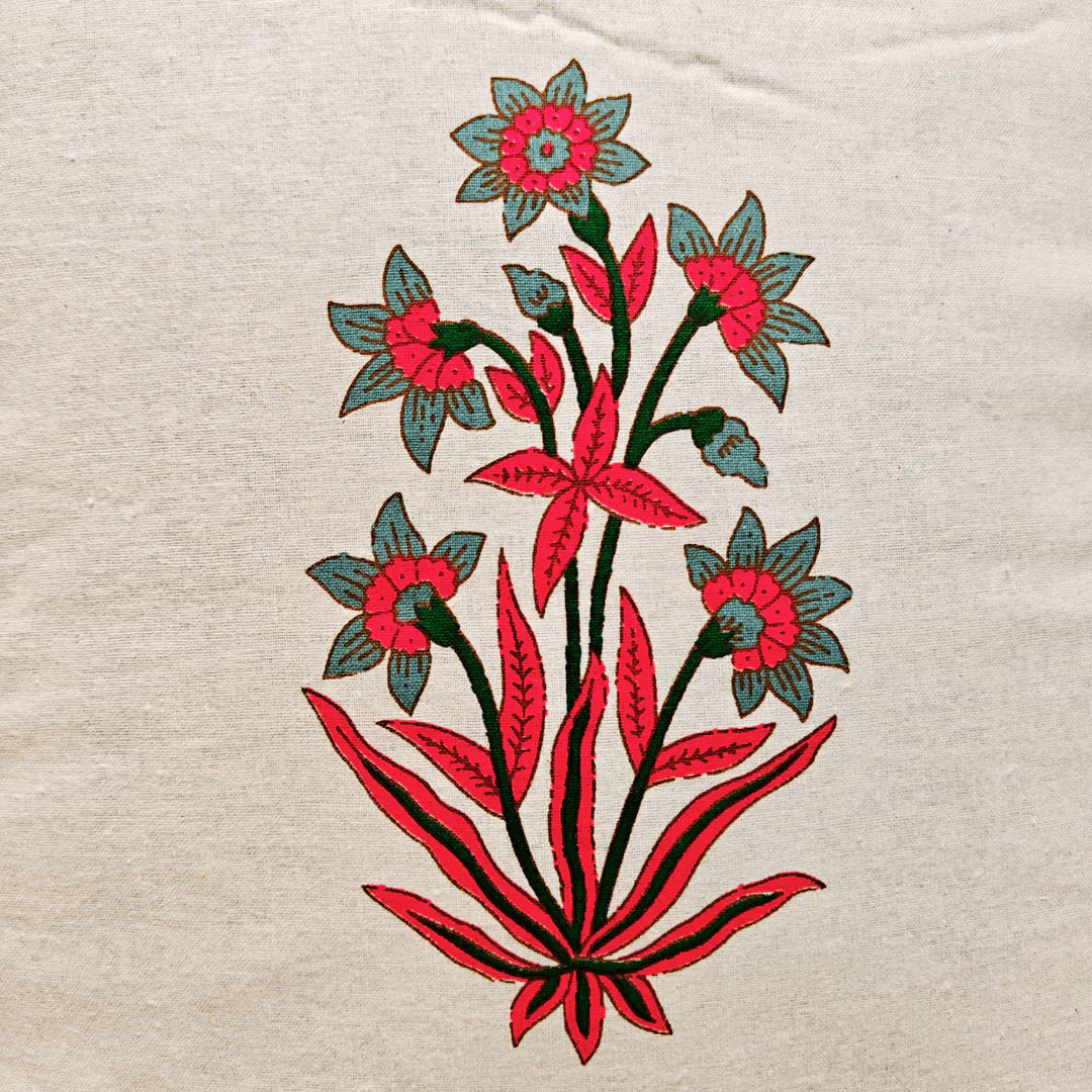 Aroha Cushion Cover Set – 100% Cotton – 16" x 16" (Set of 5)