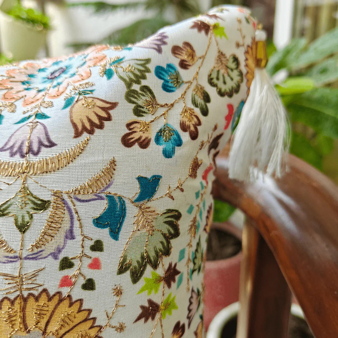 Arzoo Cushion Cover, 16" x 16", Pack of 1
