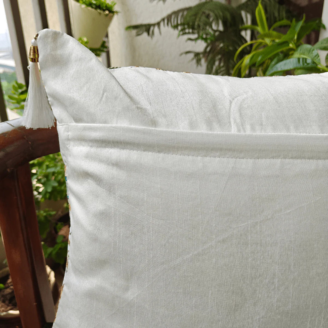Arzoo Cushion Cover, 16" x 16", Pack of 1