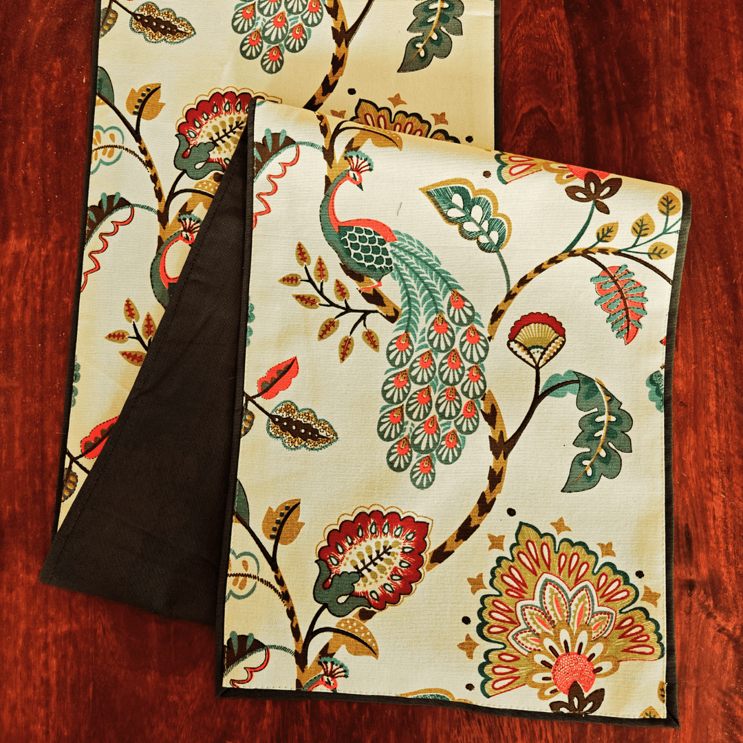 Bergamont Garden Printed Table Runner | SHOBITAM