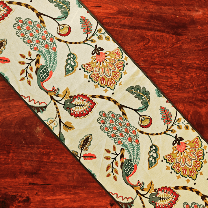 Bergamont Garden Printed Table Runner | SHOBITAM
