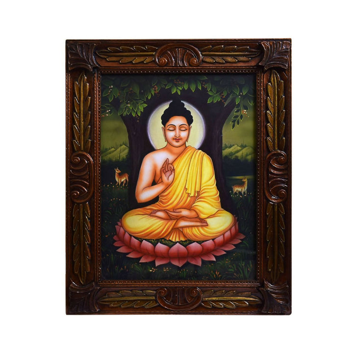 CANVAS PAINTING BUDDHA 21*17 | SHOBITAM