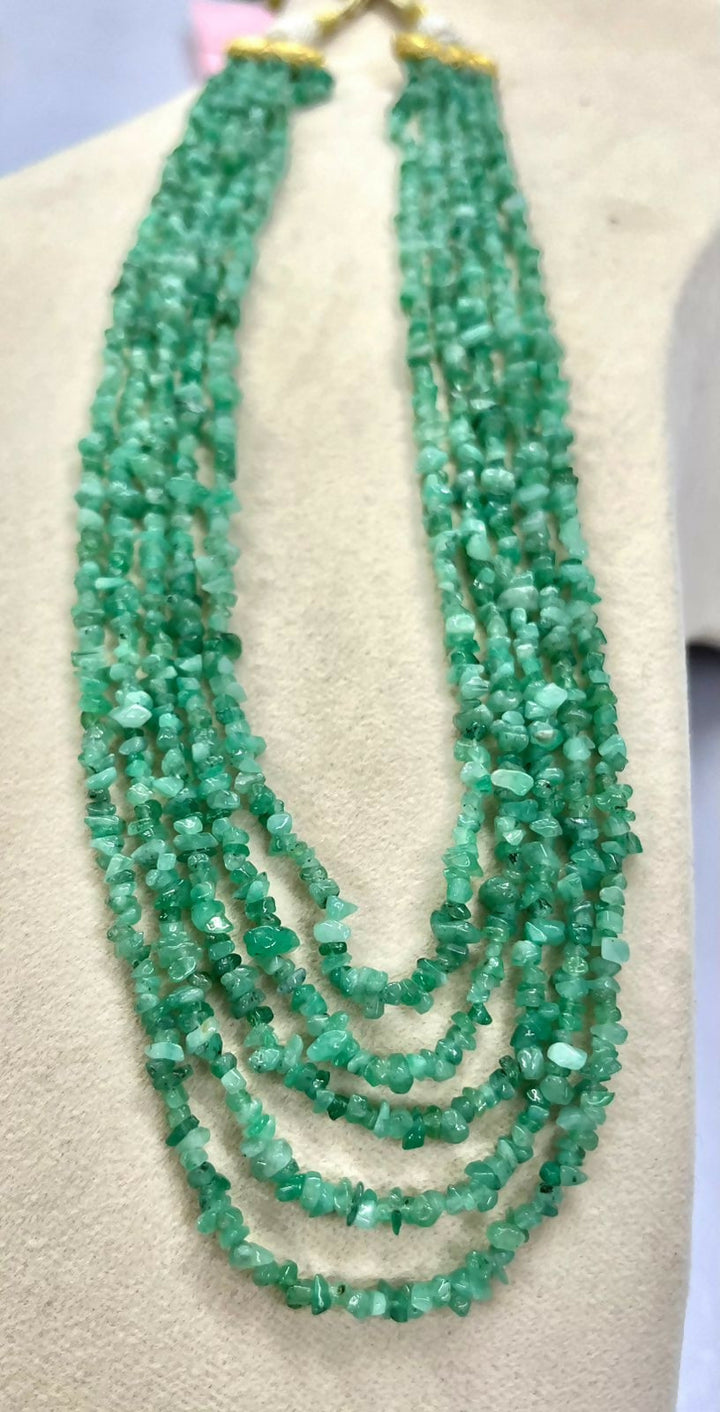 The Emerald Cascade- Natural Emerald | SHOBITAM