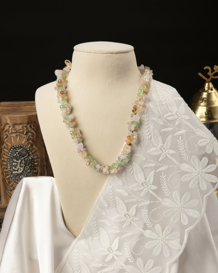 Basantika – Natural Agate & Crystal Mala | SHOBITAM