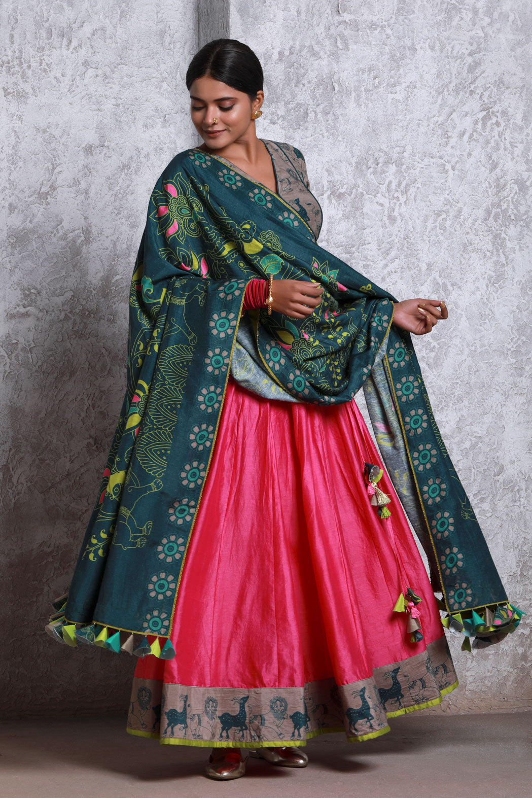 Bagh Green Dupatta