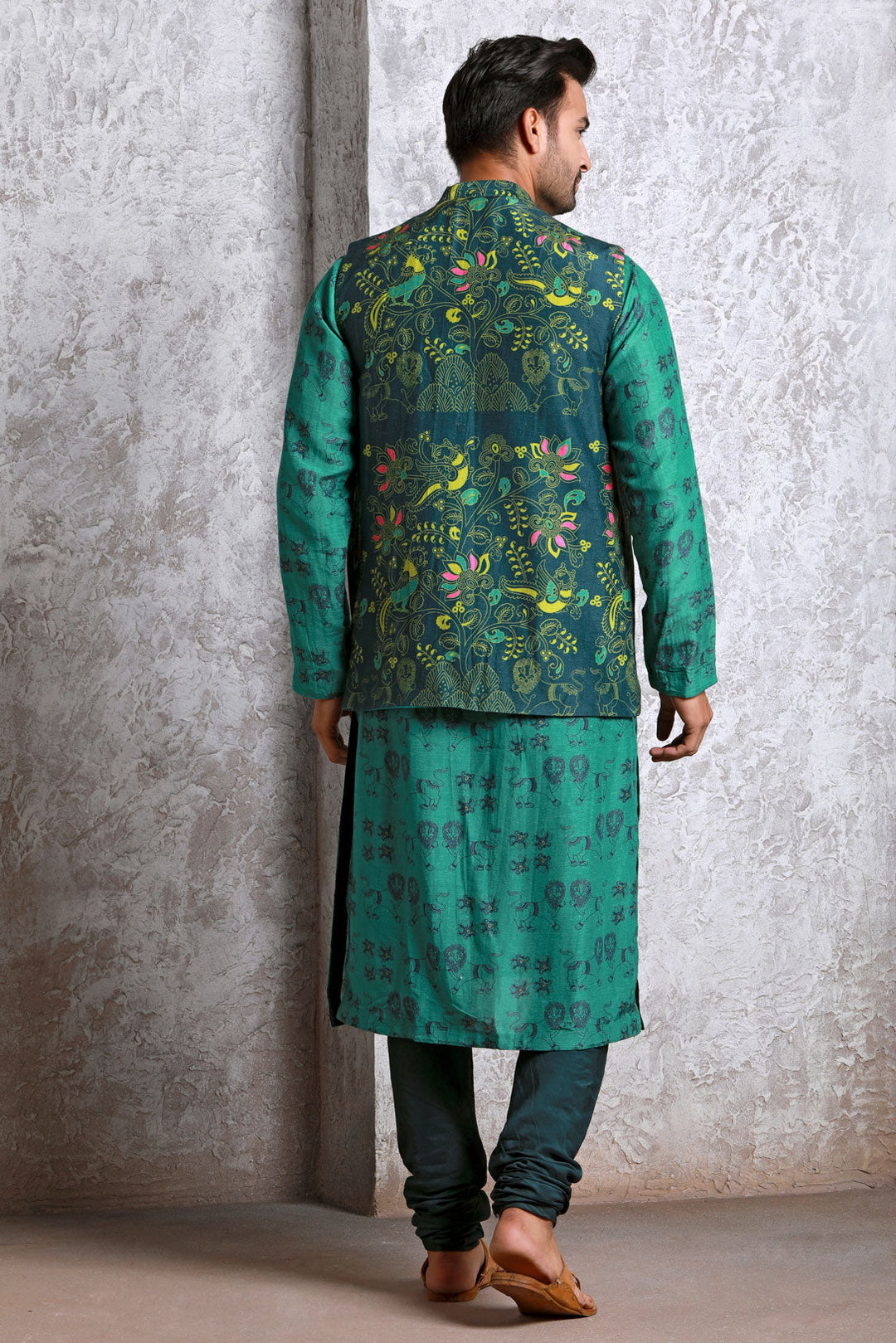 Bagh Green jacket (Man) | SHOBITAM