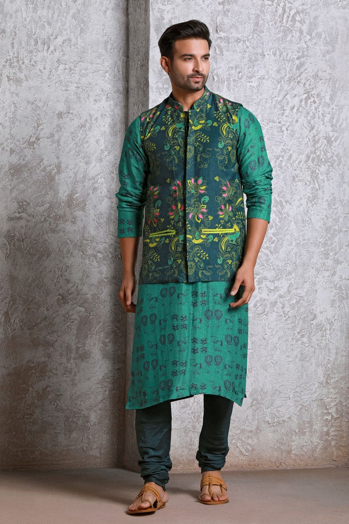 Bagh Green jacket (Man) | SHOBITAM