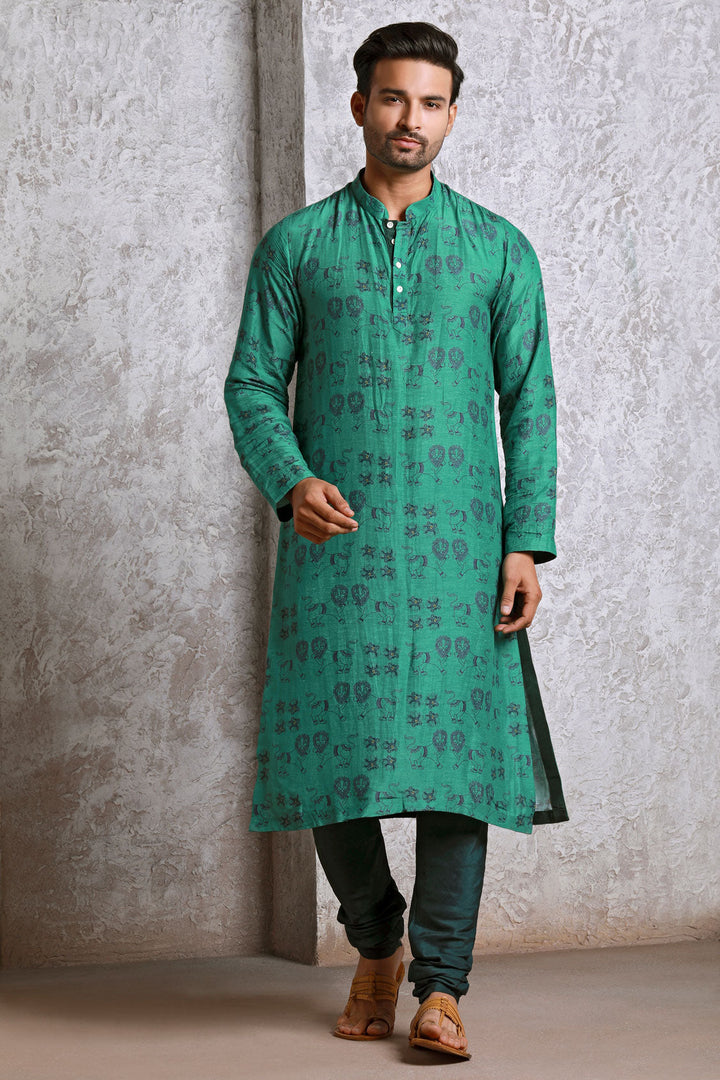 Bagh Green jacket (Man) | SHOBITAM