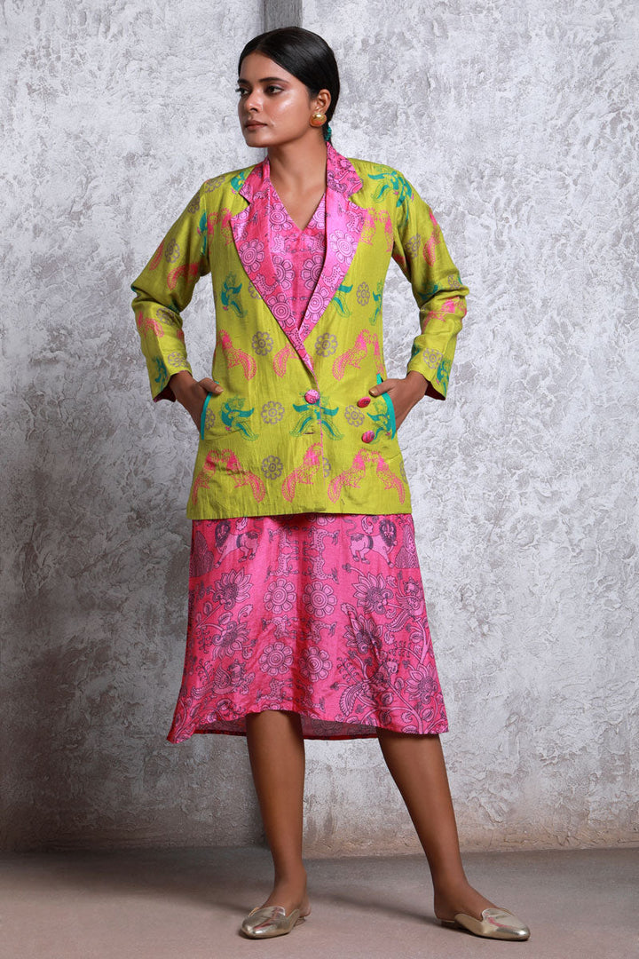 Bagh Pink Set | SHOBITAM