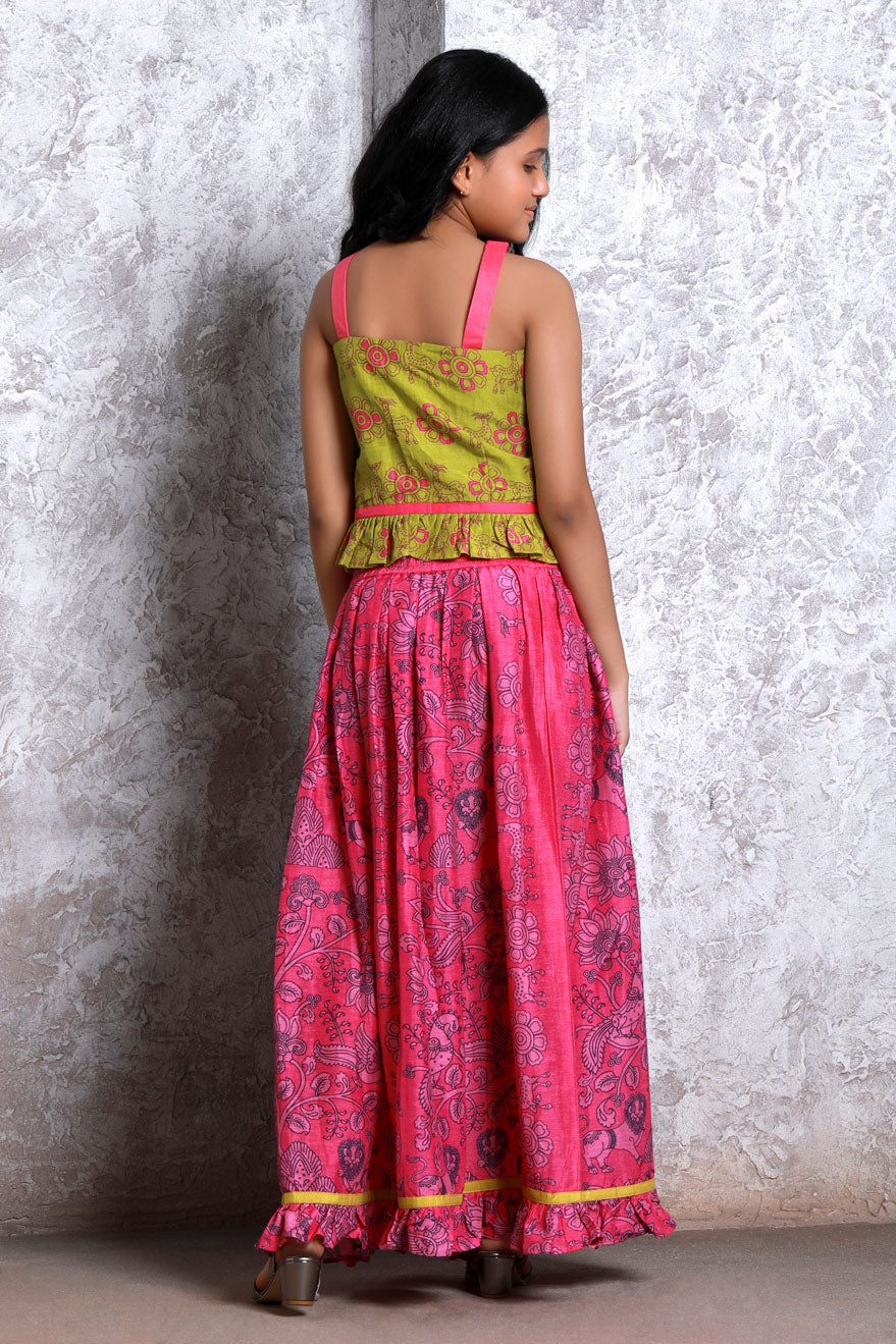 Bagh Pink set (gIrl) | SHOBITAM