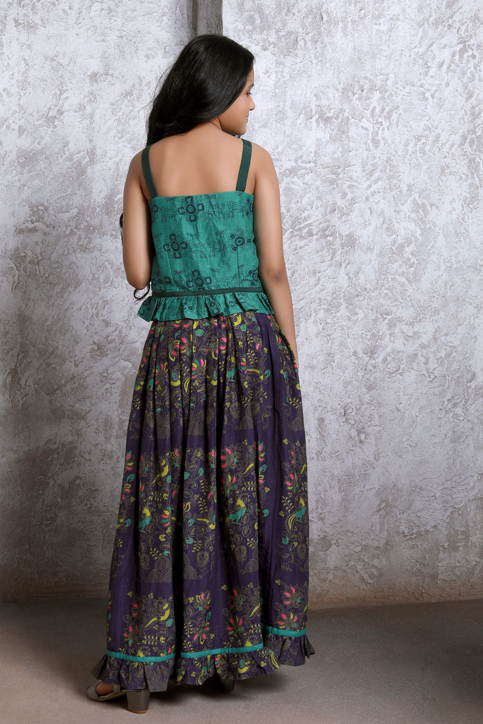 Bagh Purple set (girl) | SHOBITAM