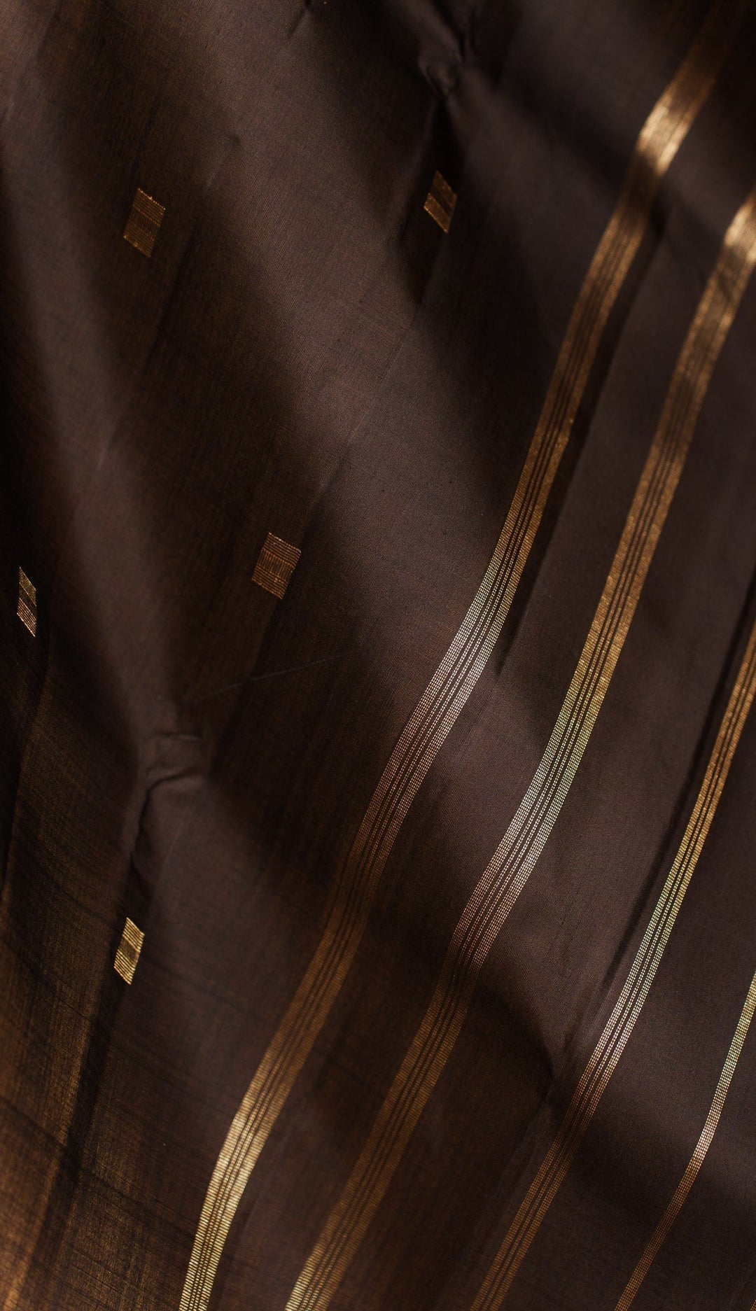 Black Vairoosi Kanjivaram Pure Zari Handloom Saree Rahasya | SILK MARK CERTIFIED | SHOBITAM