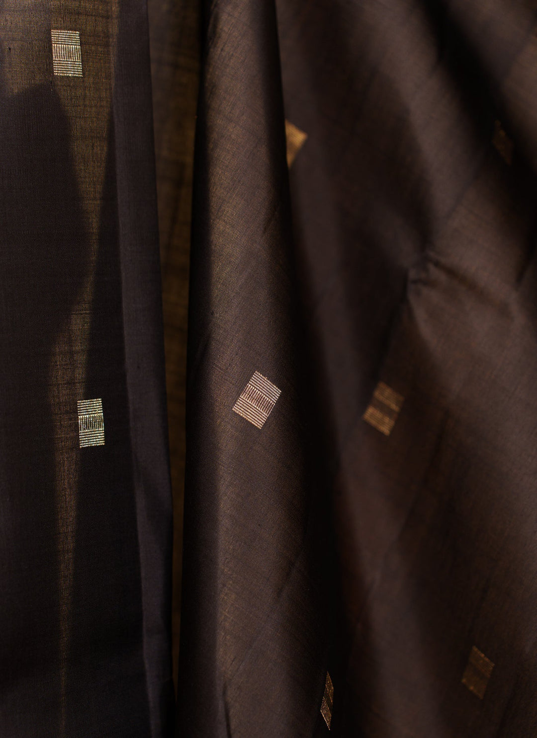 Black Vairoosi Kanjivaram Pure Zari Handloom Saree Rahasya | SILK MARK CERTIFIED | SHOBITAM