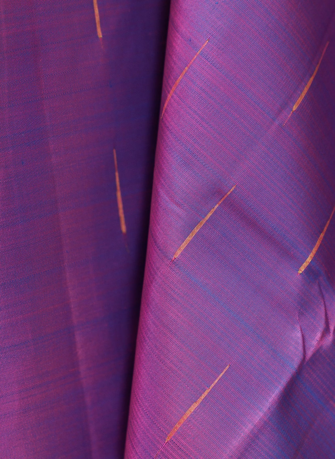 Blue and Purple Kanjivaram Handloom Mubbagam Pure Zari Saree Anika | SILK MARK CERTIFIED | SHOBITAM