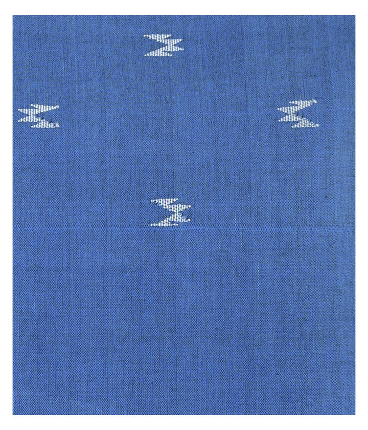 Blue Cotton Cushion Cover -16x16- Pack of 1 | SHOBITAM