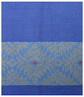 Blue Gold Axomiya Cotton Table Mats- 4 Pack | SHOBITAM