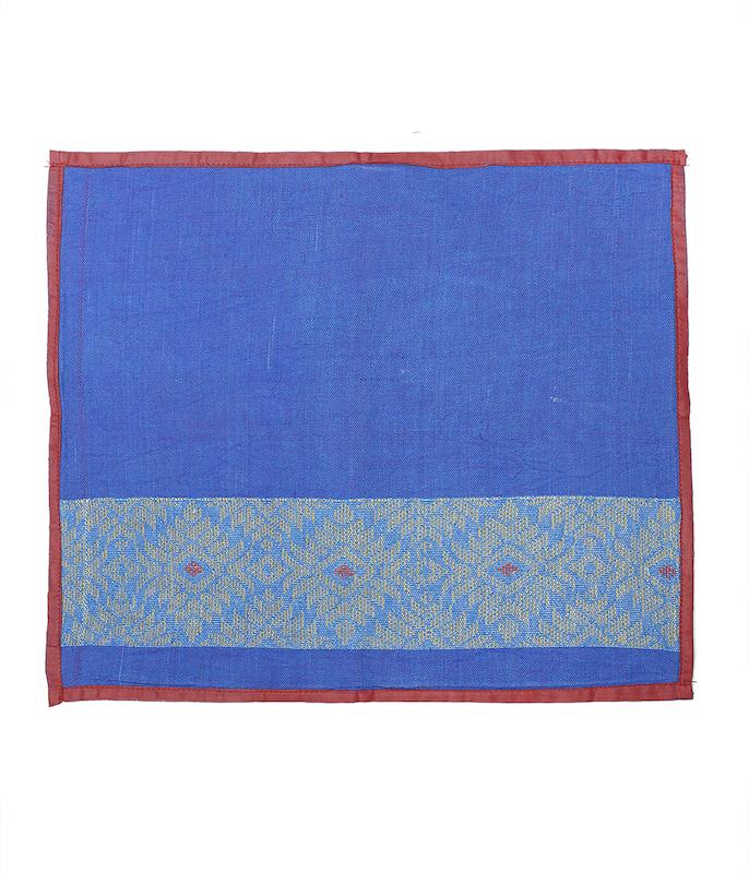 Blue Gold Axomiya Cotton Table Mats- 4 Pack | SHOBITAM
