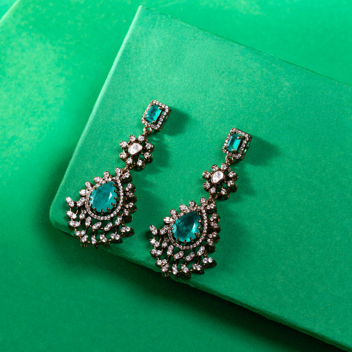 92.5 Silver, Gold Plated,Harita Rani Necklace Set