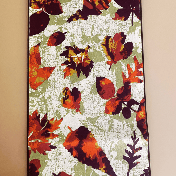 Autumn Leaves Printed Table Runner|shobitam