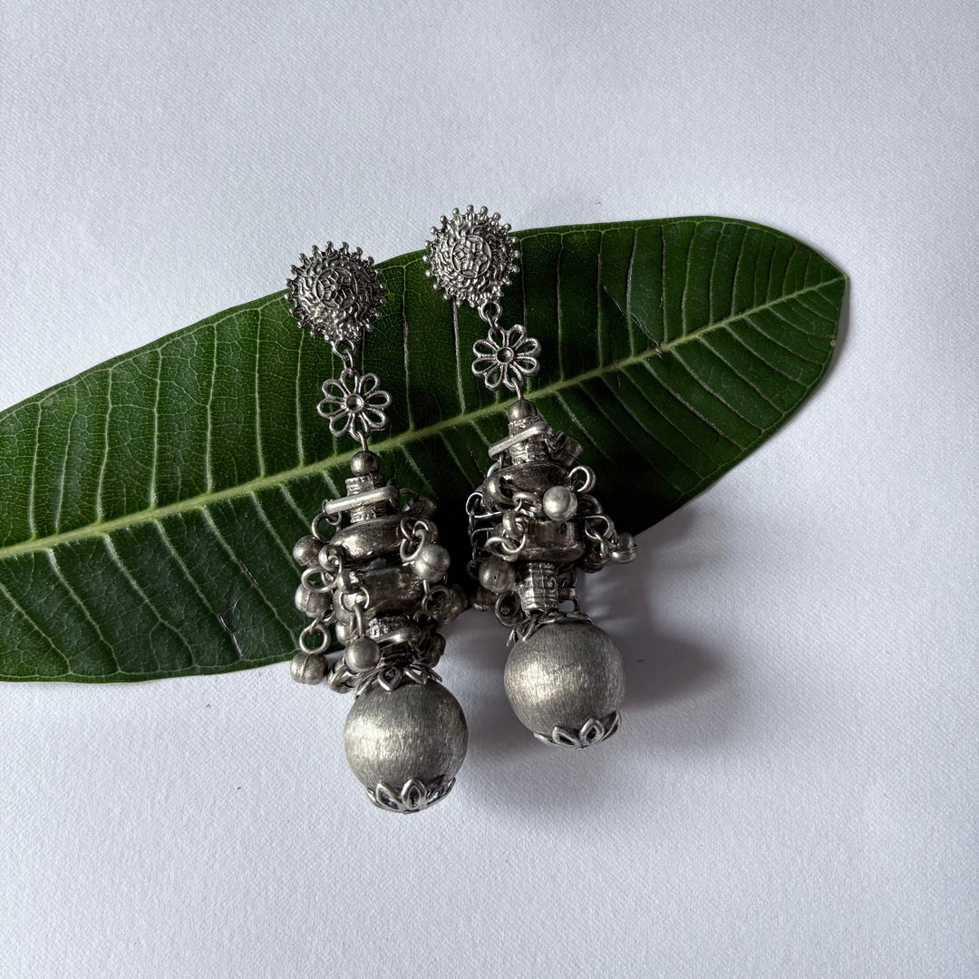 Oversized Ghunghru Ball Earrings | SHOBITAM
