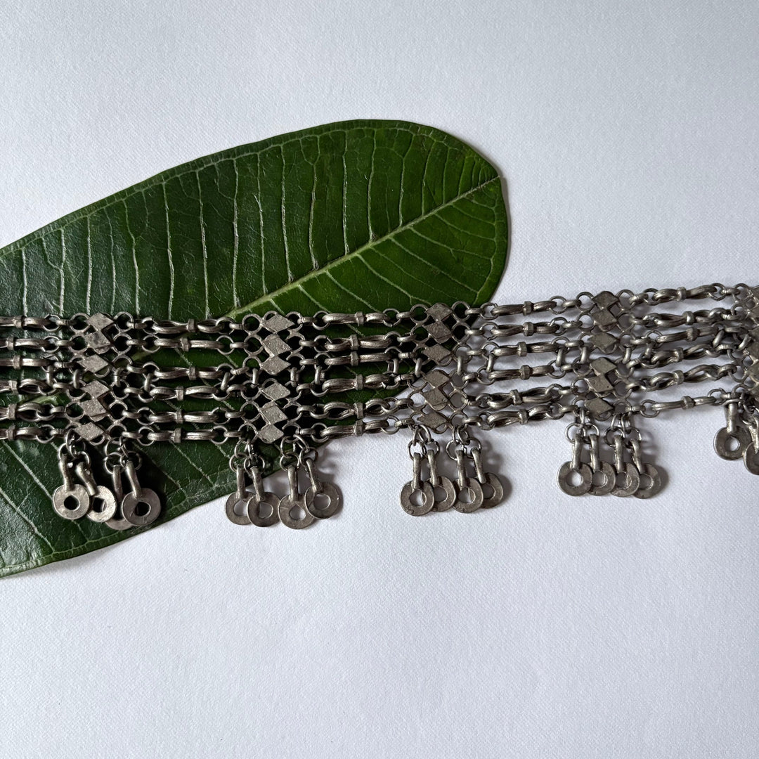 Silver Diamond Choker Necklace | SHOBITAM