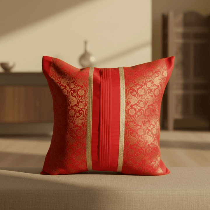 Swara Polysilk Cushion Cover | SHOBITAM