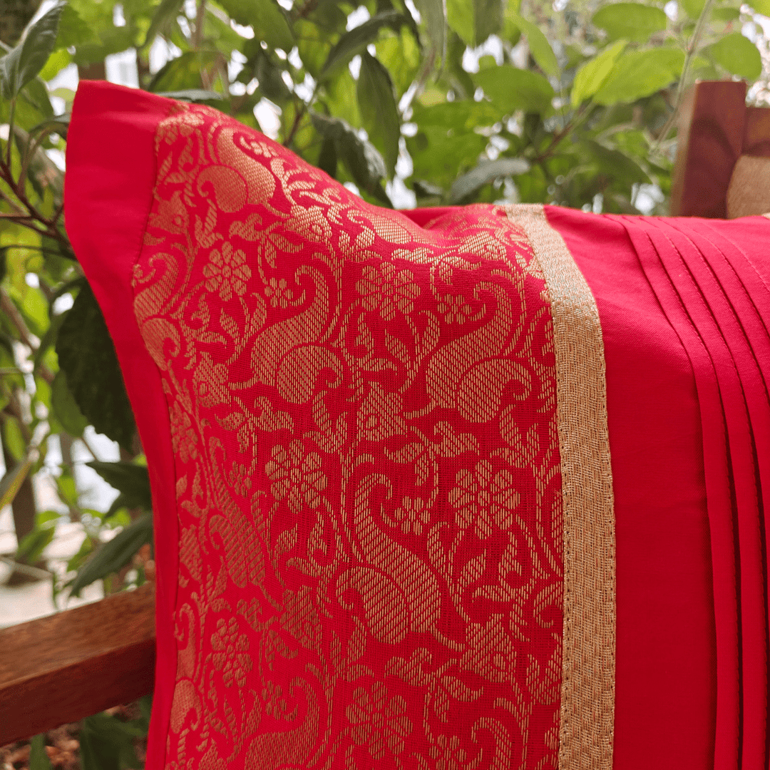 Swara Polysilk Cushion Cover | SHOBITAM