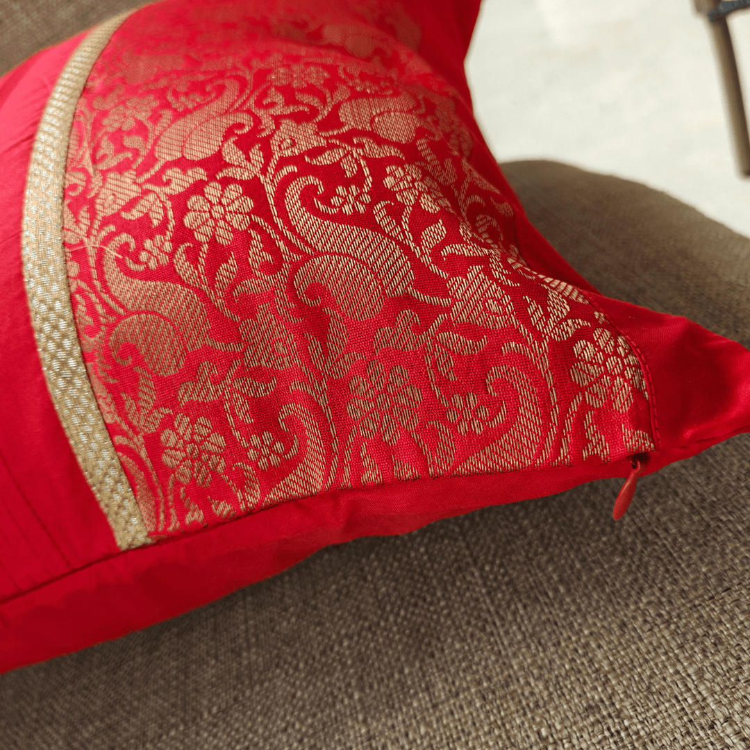 Swara Polysilk Cushion Cover | SHOBITAM