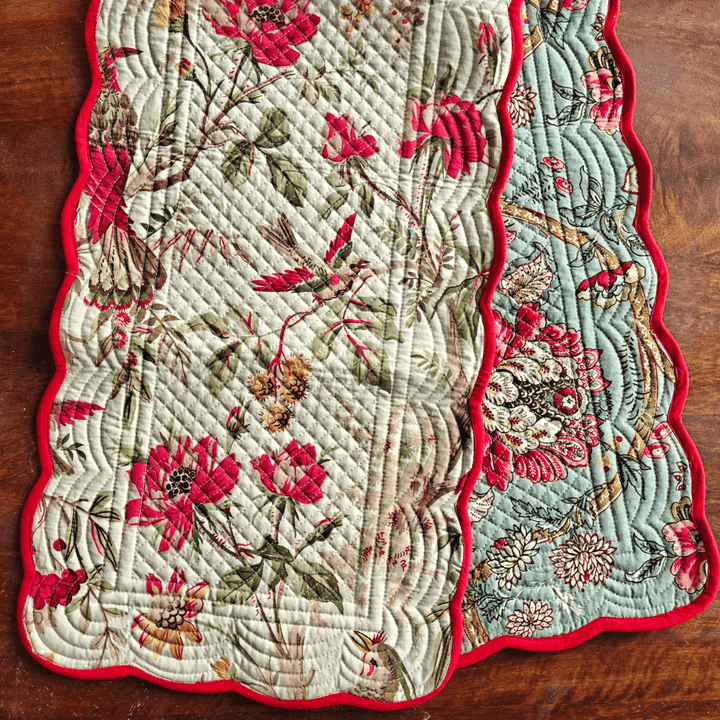 Floral Meadow Reversible Table Runner | SHOBITAM