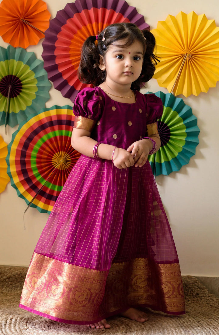 Saatvika Magenta Mini | Shobitam Custom Gowns and Readymades | Made To Order
