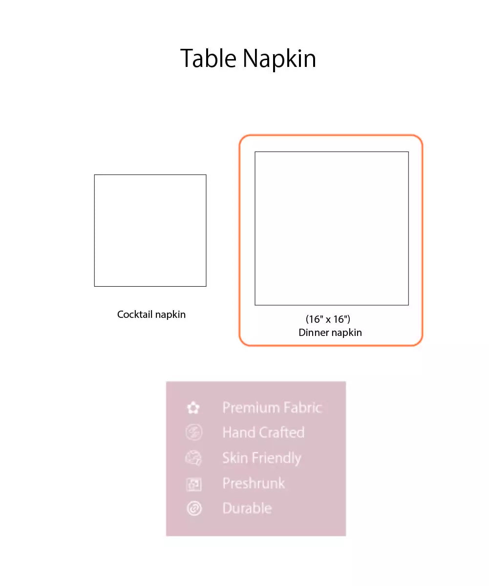 Set of 4 pcs Cream with Grey Floral Hand Embroidered Pure Linen Table Napkin (16" x 16") | SHOBITAM