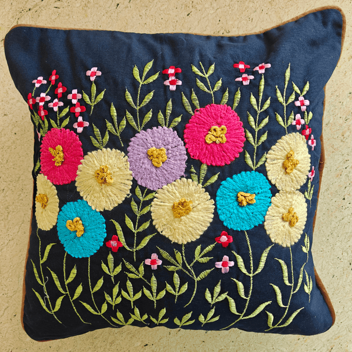 Mehak Embroidered Cushion Cover | SHOBITAM