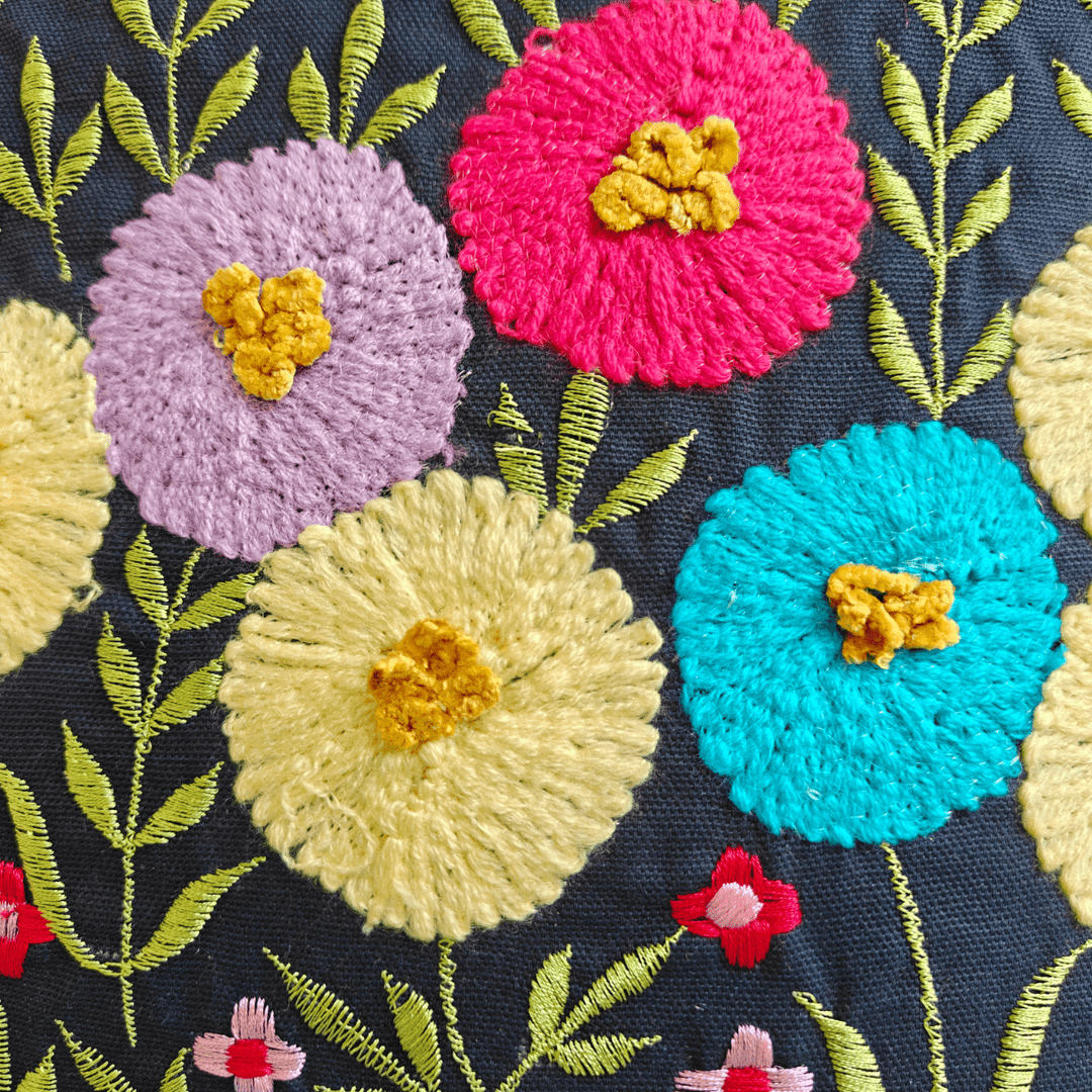 Mehak Embroidered Cushion Cover | SHOBITAM