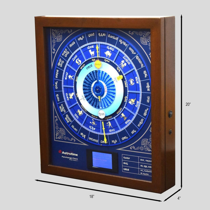 DIGITAL ASTROLOGY PANCHANGA CLOCK IN KANNADA-SHOBITAM