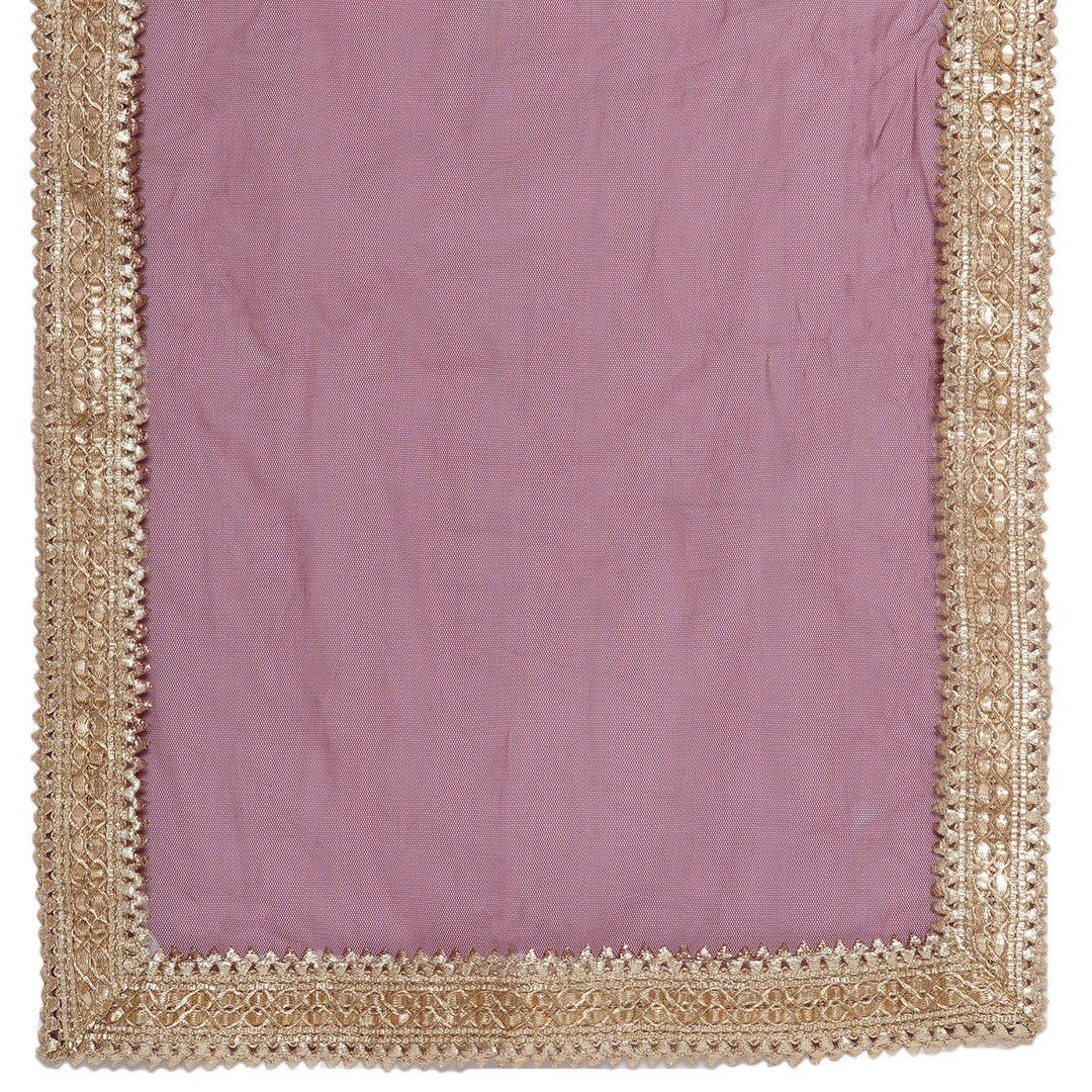 Floral Buti Sequence work Blouse with Sequins work Lehenga with Dupatta - Wine | SHOBITAM