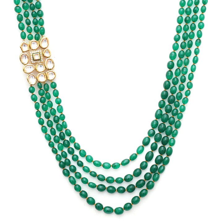 Emerald Layered Neckpiece | SHOBITAM