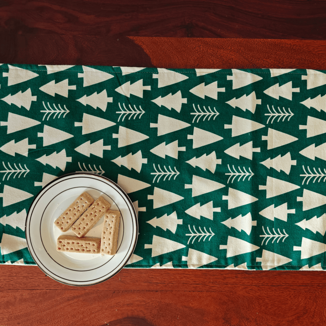 Christmas Tree Print Table Runner | SHOBITAM