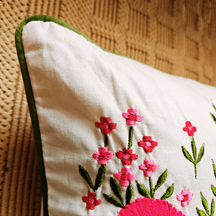Bauchaar Embroidered Cushion Cover | SHOBITAM